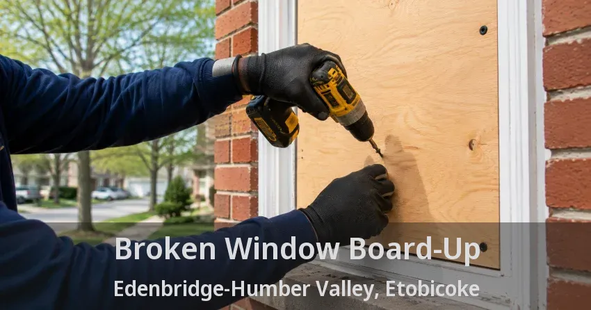 Broken Window Board-Up Edenbridge-Humber Valley, Etobicoke - ON