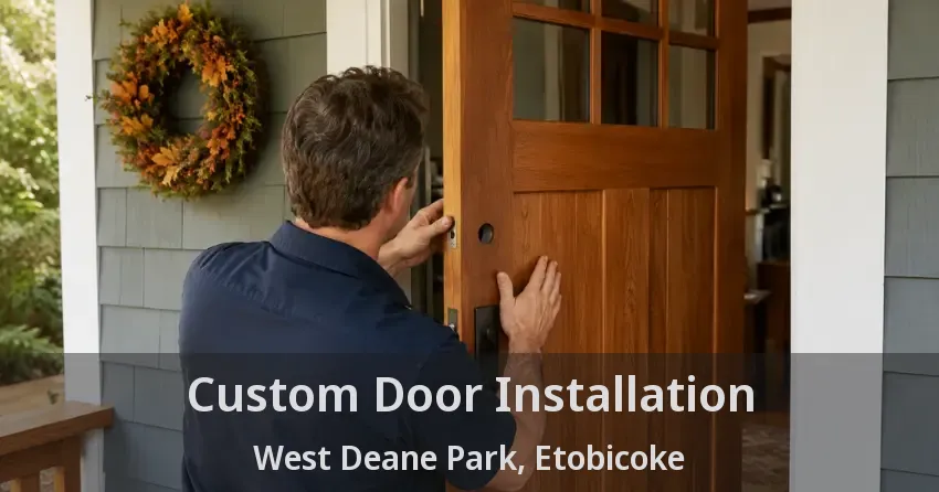 Custom Door Installation West Deane Park, Etobicoke - ON