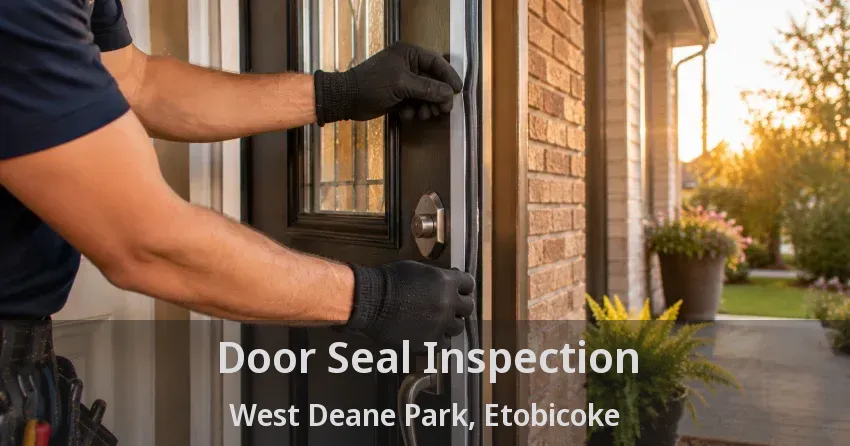 Door Seal Inspection West Deane Park, Etobicoke - ON