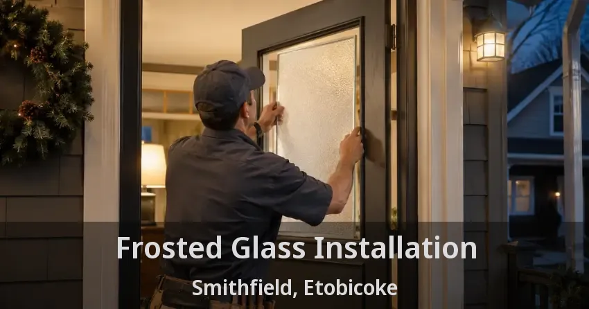 Frosted Glass Installation Smithfield, Etobicoke - ON