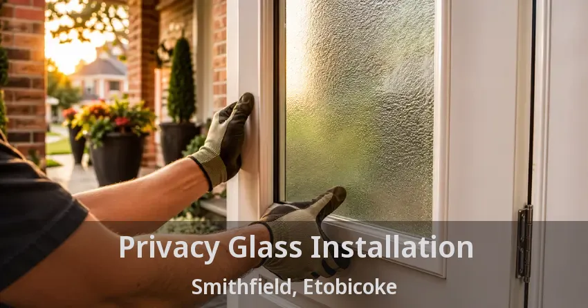 Privacy Glass Installation Smithfield, Etobicoke - ON
