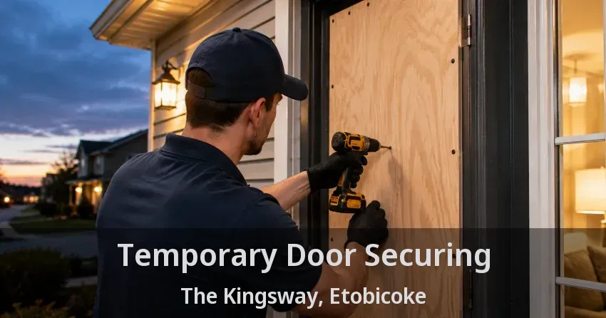 Temporary Door Securing The Kingsway, Etobicoke - ON