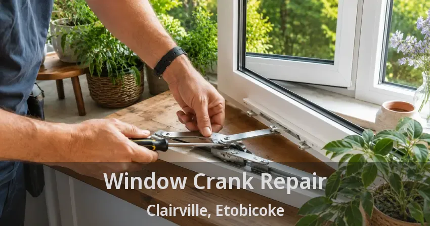 Window Crank Repair Clairville, Etobicoke - ON