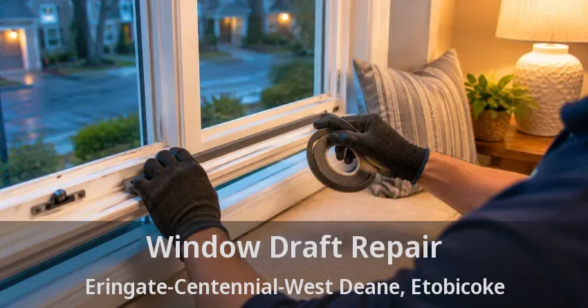 Window Draft Repair Eringate-Centennial-West Deane, Etobicoke - ON