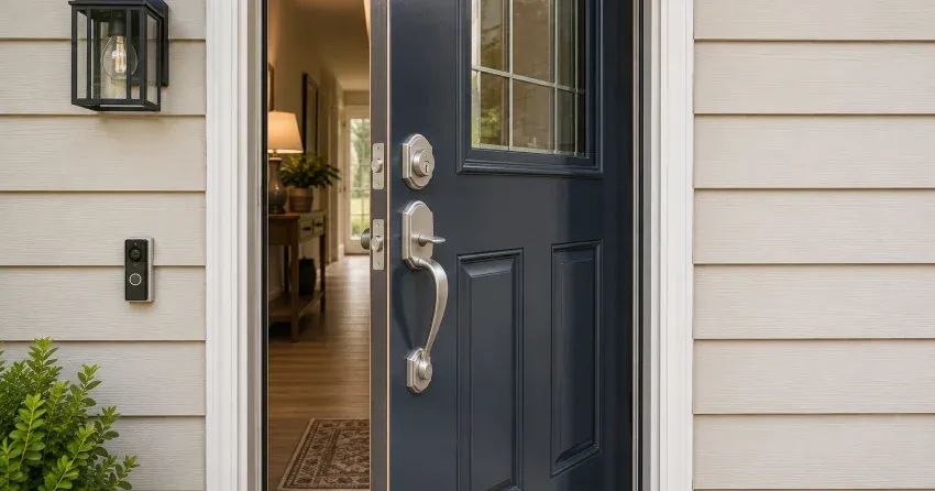 energy-efficient exterior door upgrade installation in Alderwood, Etobicoke