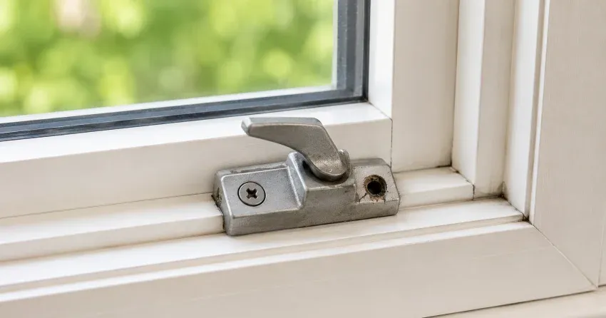 technician repairing a window balance mechanism in Richview, Etobicoke